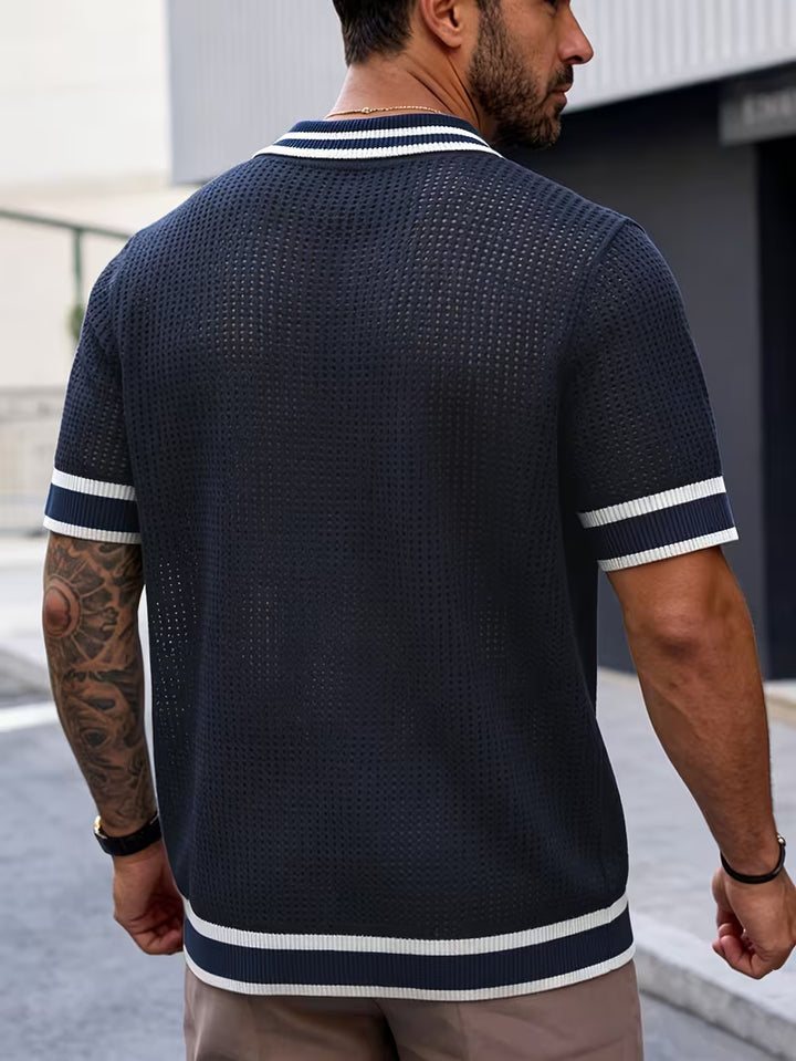 Walt - Knitted Shirt With Lapel Collar