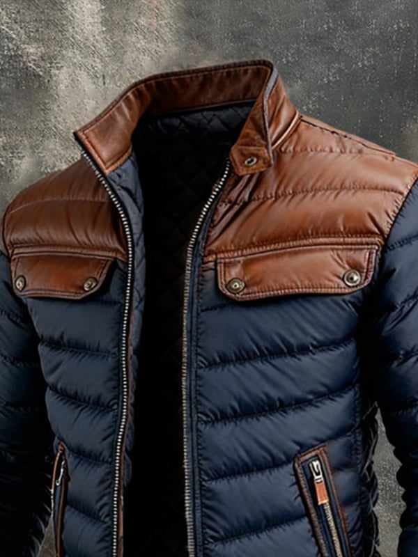 Patrice - Warm Color Block Outdoor Jacket