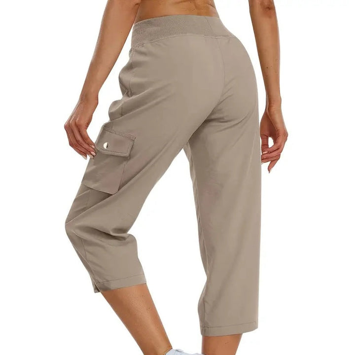 Mileni - Comfortable High-Waist Capri Pant With Practical Pockets