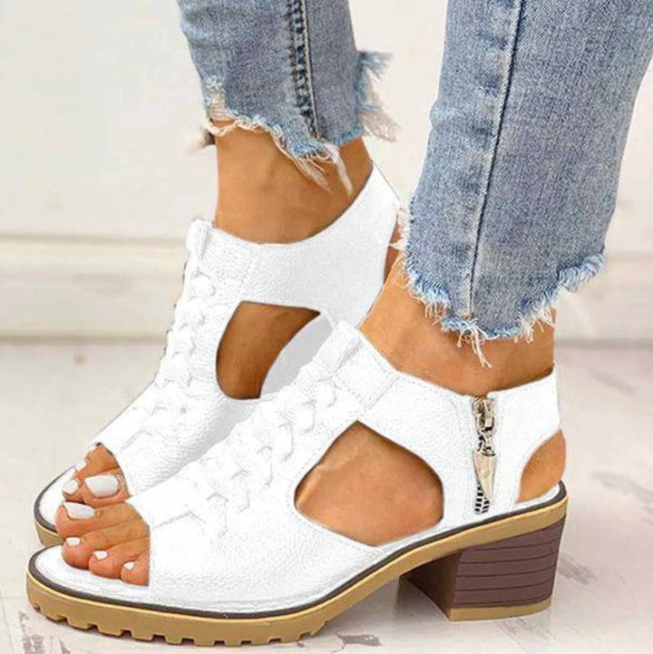 Benita - Orthopedic Sandal With Side Zipper