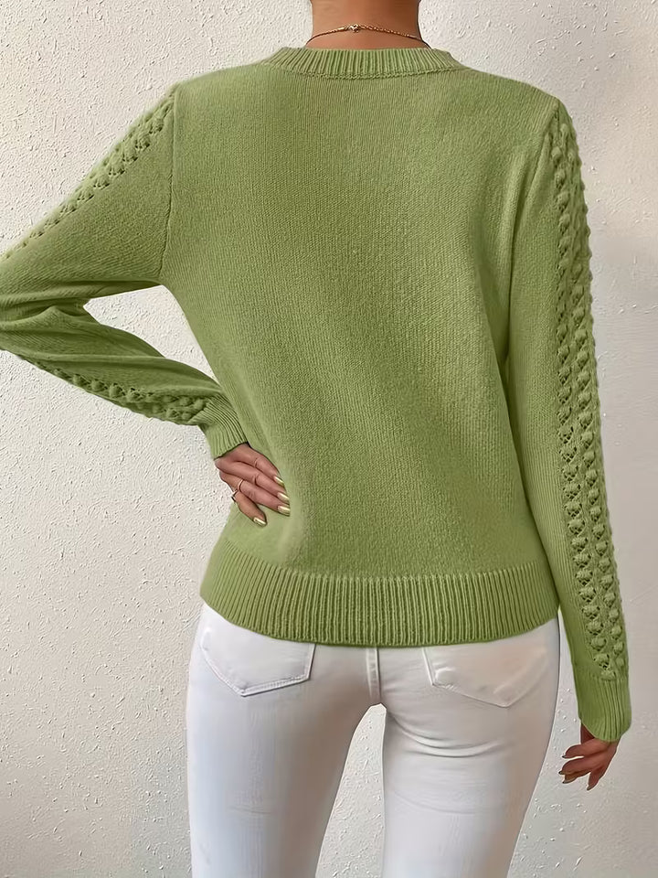 Shannen - Long Sleeve Knitted Sweater