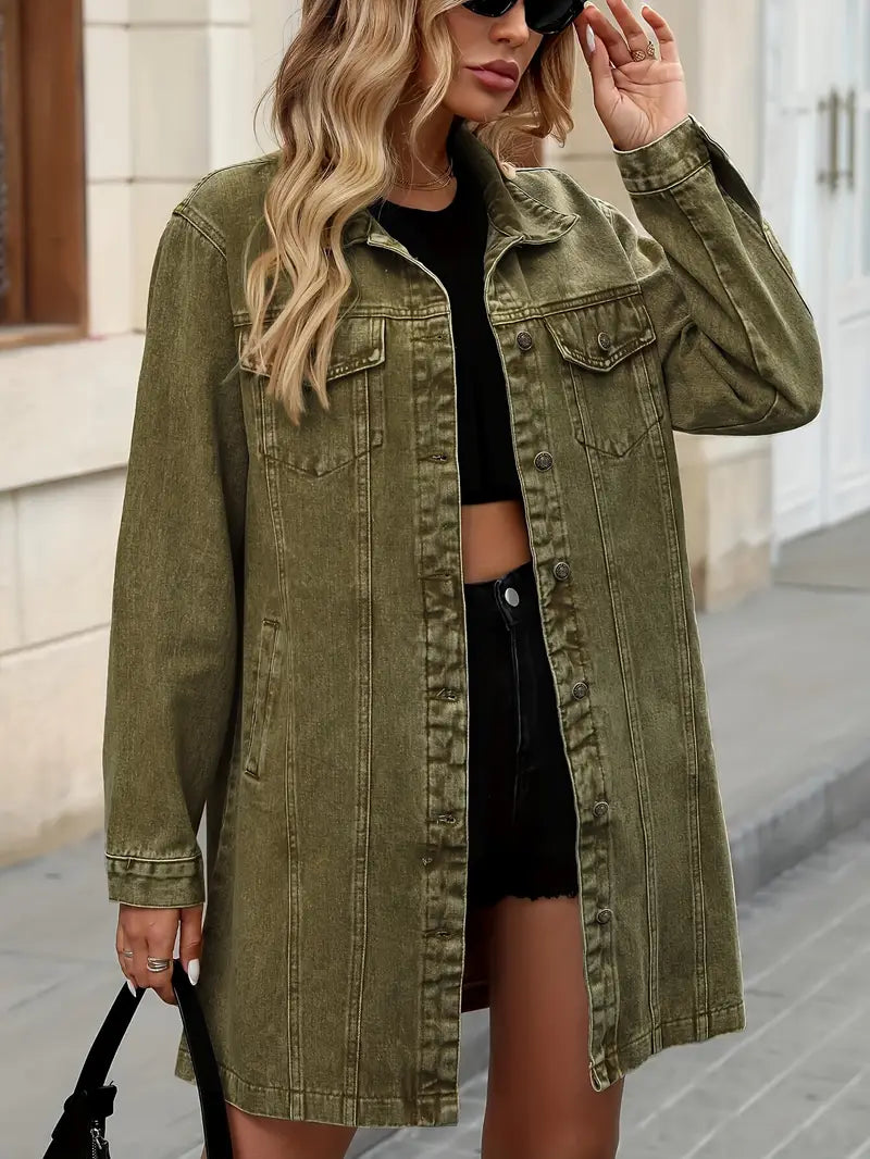 Tacie - Denim Jacket With Front Pockets