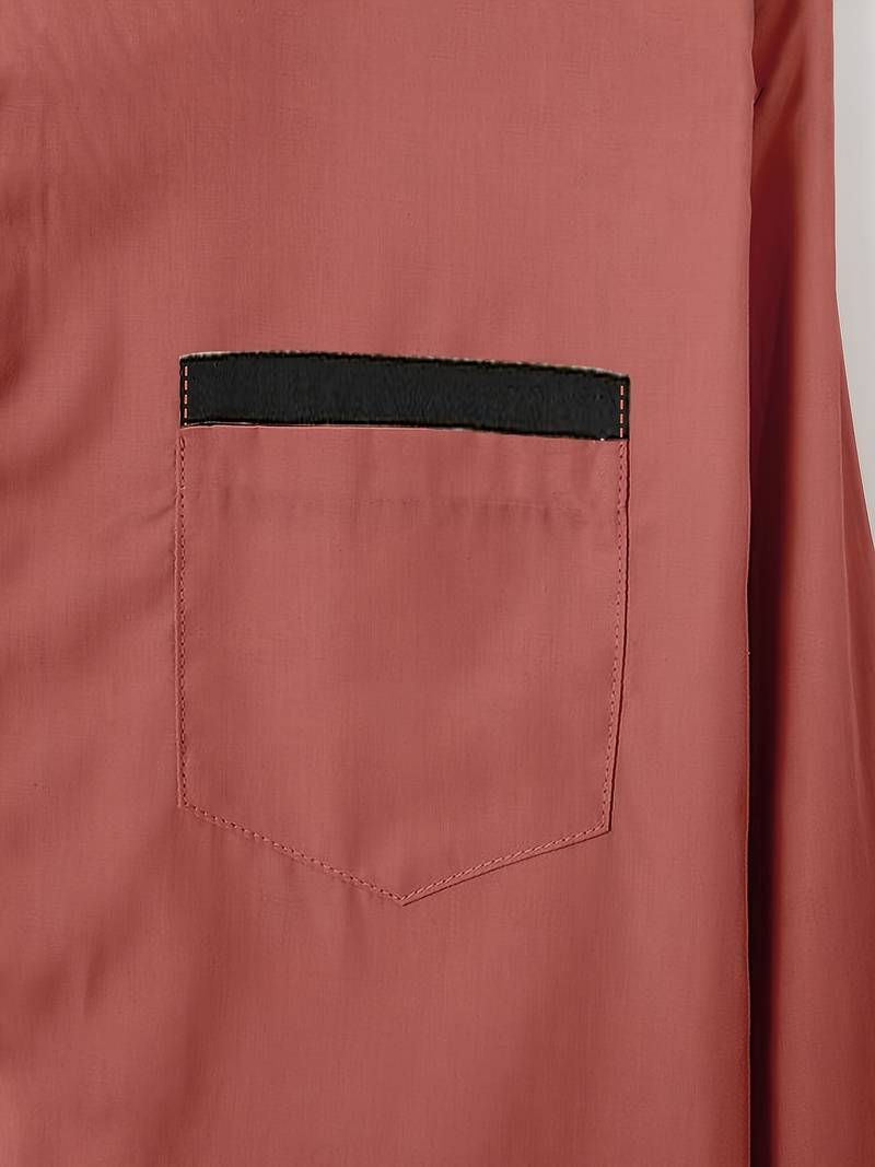 Shoval - Elegant Long Sleeve Shirt With Button