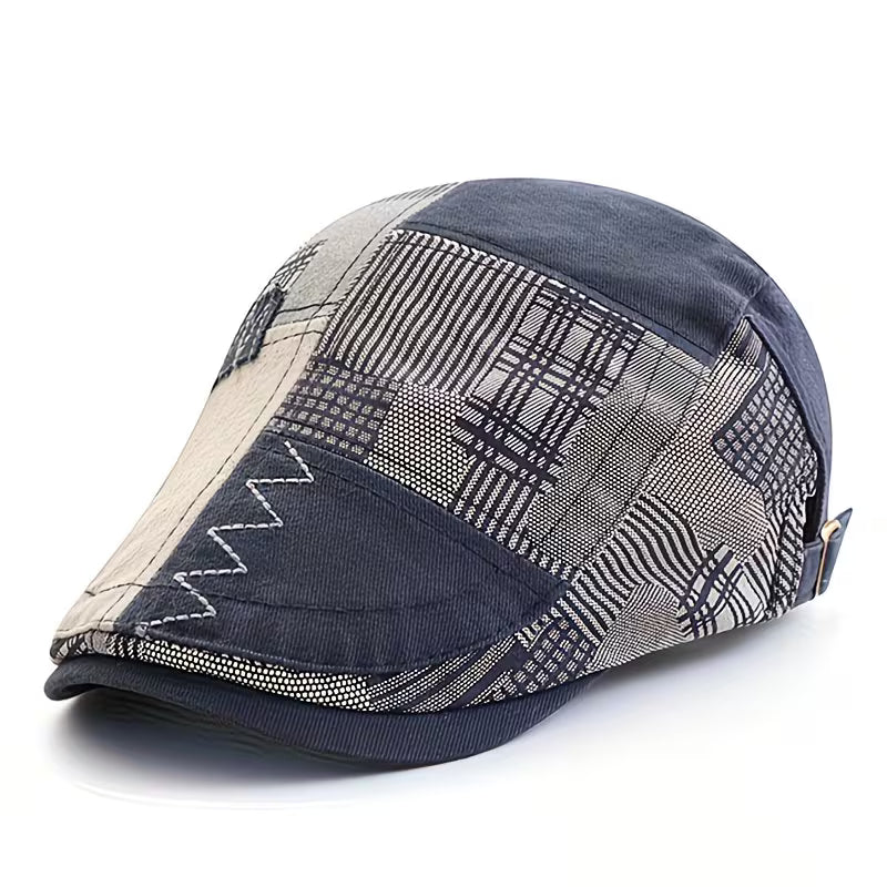 Girma - Breathable Checkered Pattern Beret