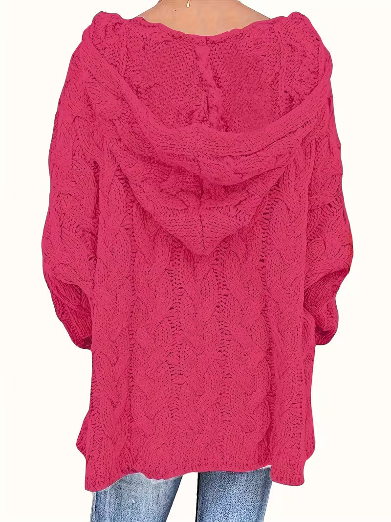 Miette - Casual Long Sleeve Knitted Sweater