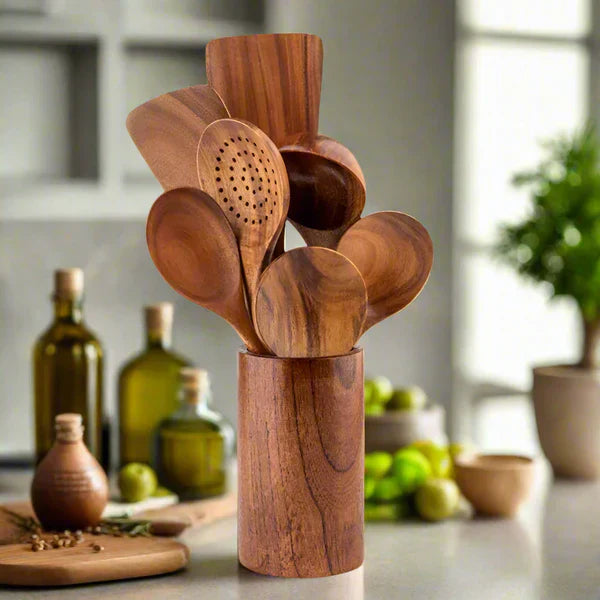 TeakCraft - Teak Cooking Set