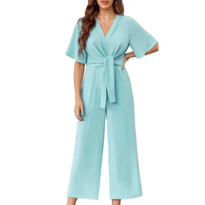 Gracie - Elegant Summer Dress With Lace Knot