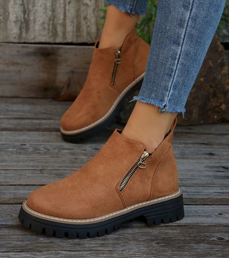 Miladie - Orthopedic Side Zipper Boot