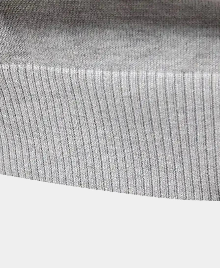 Stoyan - Half Zip Knitted Sweater