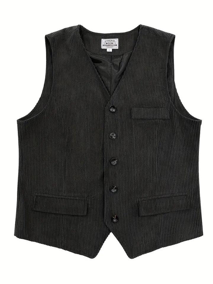 Fergus - Elegant Corduroy Vest
