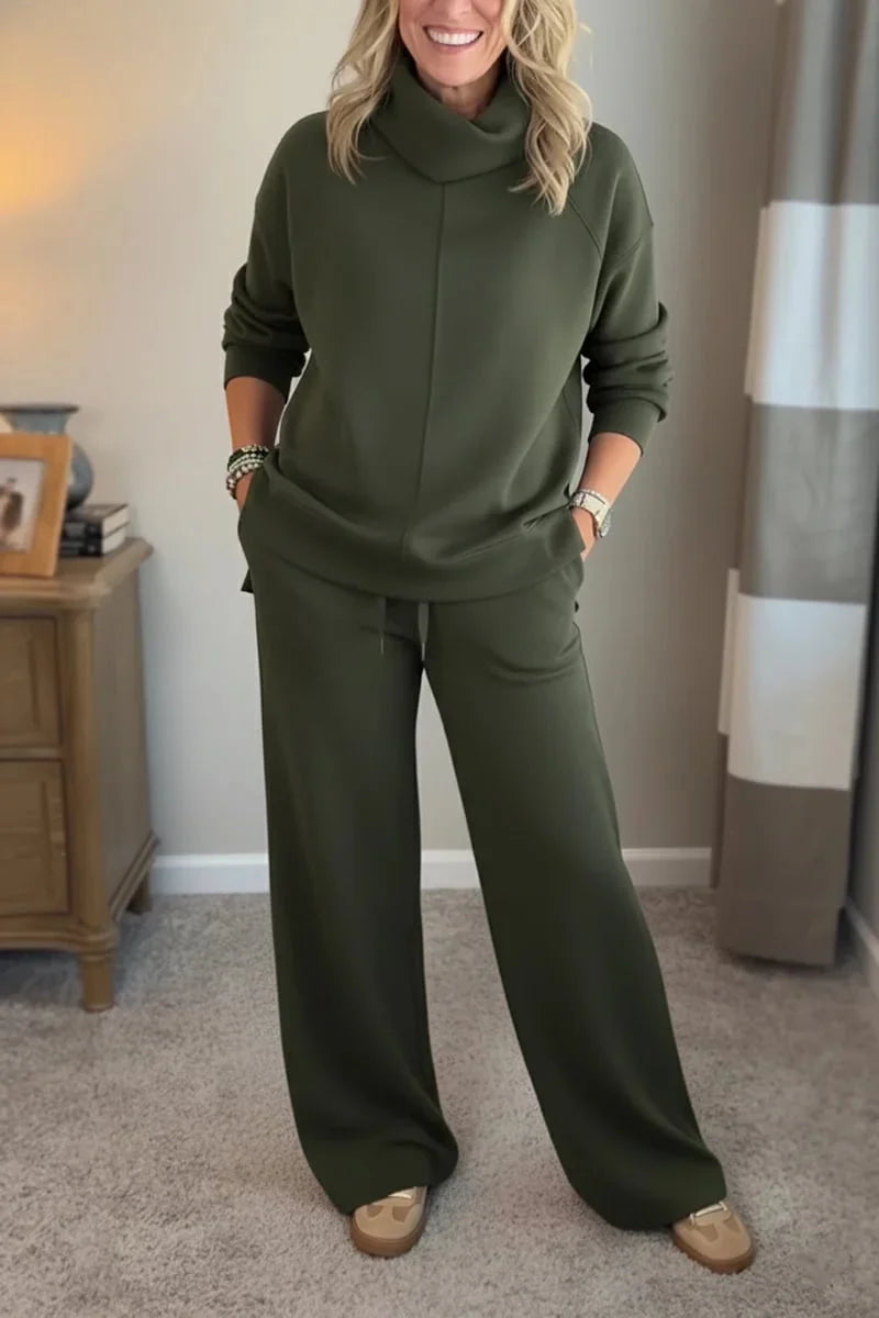 Faiella - Comfortable Knitted Two Piece Set