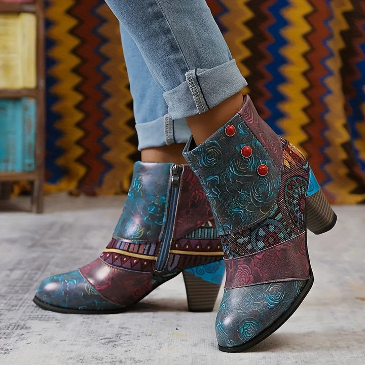 Briis - Chunky Heel Short Boot