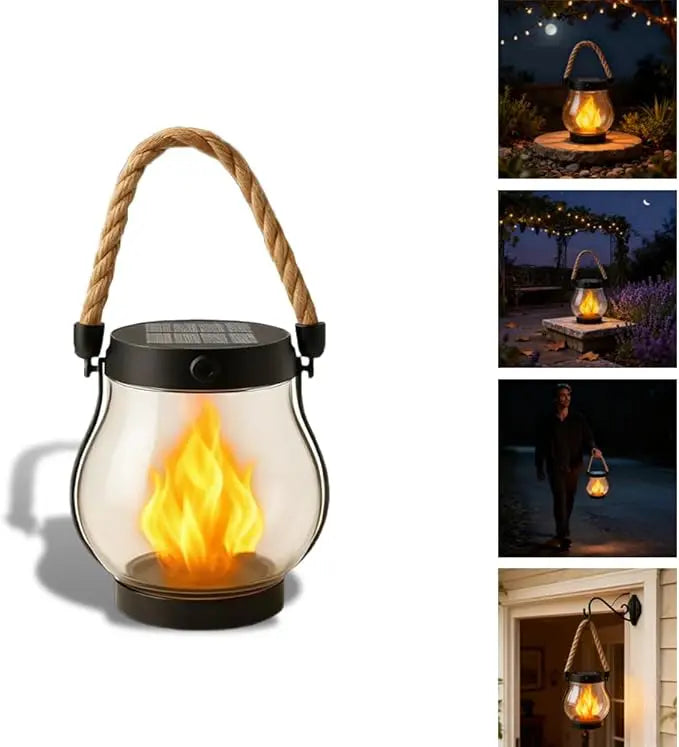 FireBloom - Solar Lantern Outdoor Lights