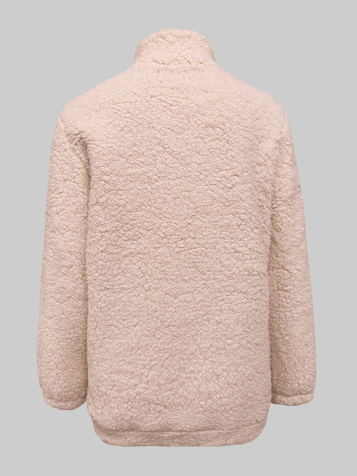 Willemien - Long Sleeve Fleece Zippered Sweatshirt