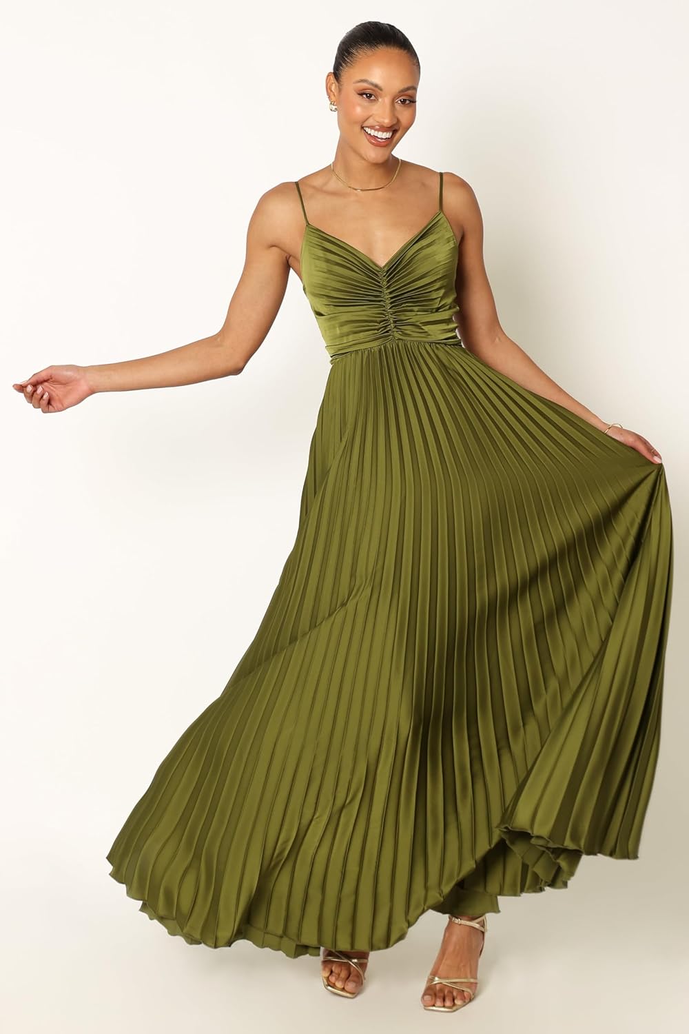 Masano - Elegant Pleated Dress