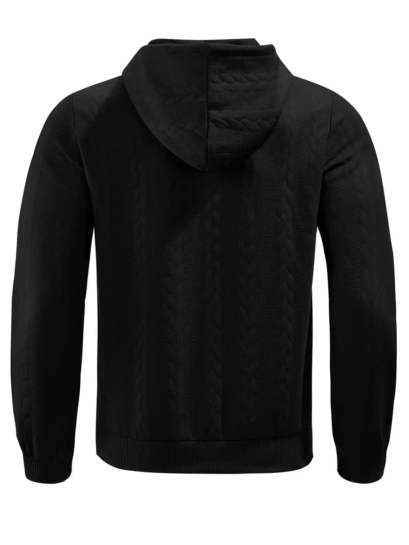 Philipp - Casual Zip Up Hoodie With Long Sleeve