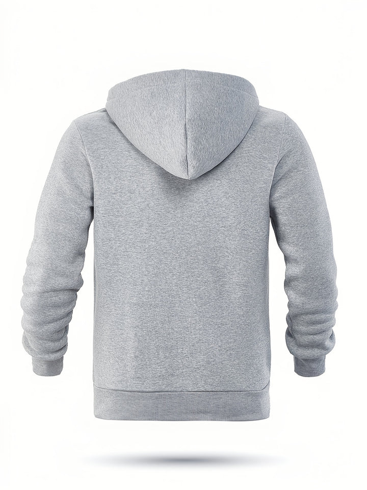 Kolton - Hooded Sweatshirt with Half Zipper