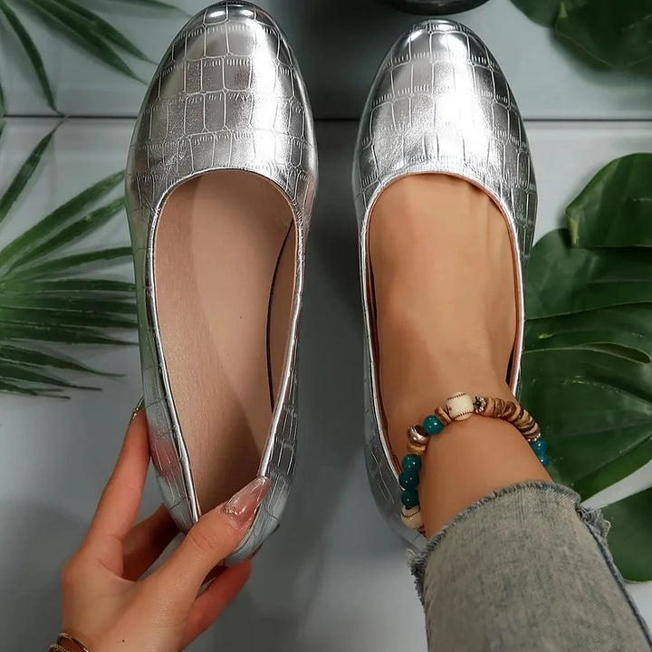 Zatia - Breathable Leather Wedge Shoes