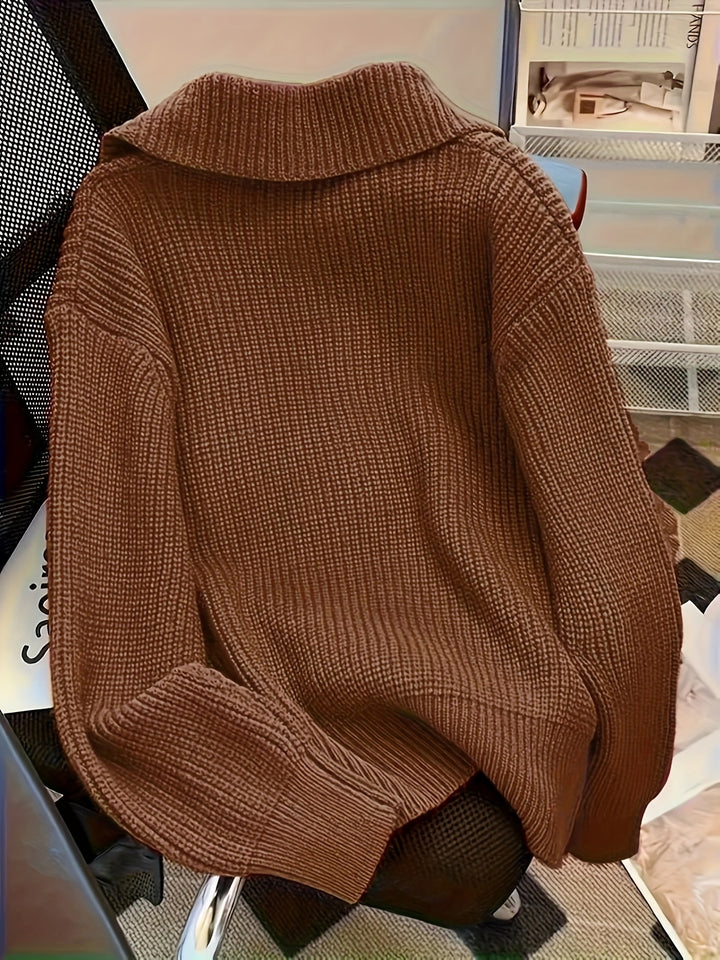 Amy - Casual Long Sleeve Sweater