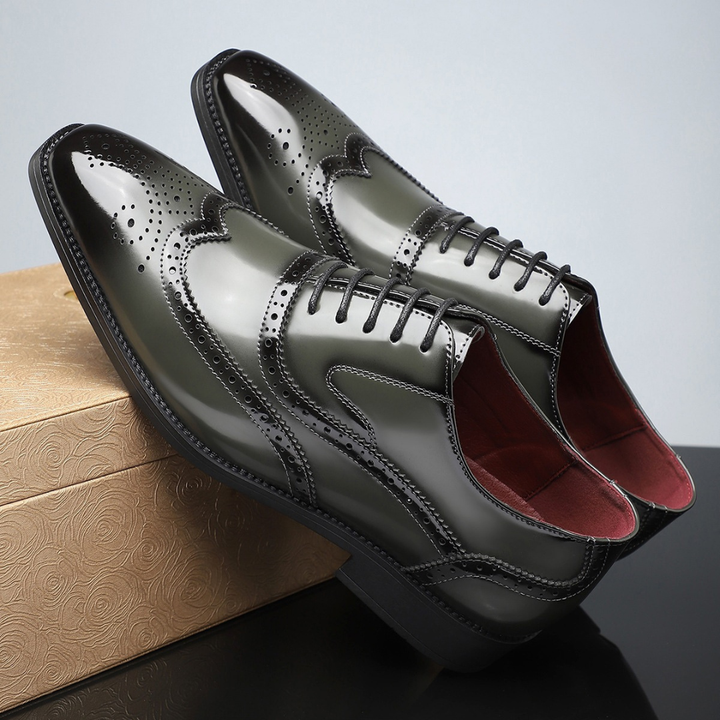 Shimon - Leather Oxford Shoes