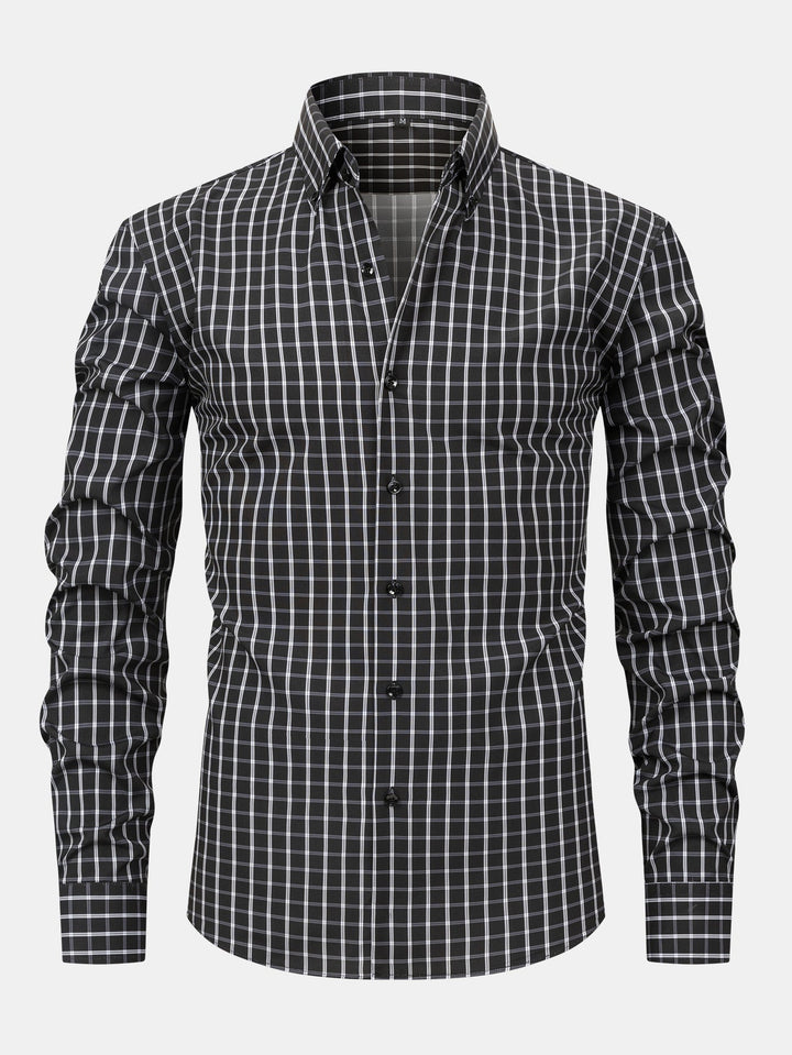 Colin - Long Sleeved Shirt With Checkered Pattern