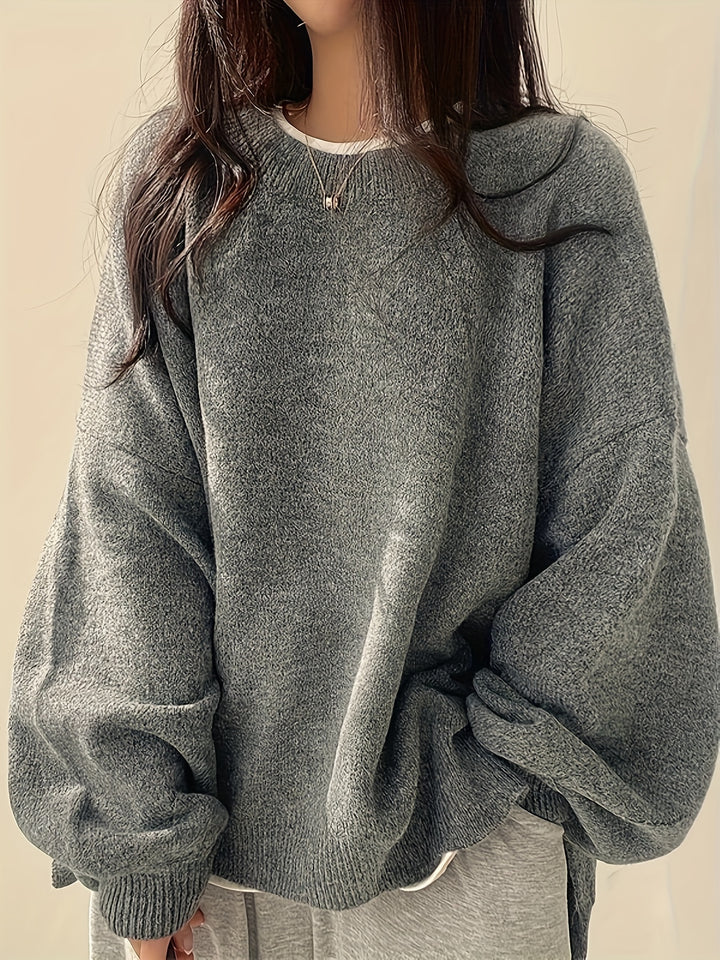 Pearline - Crew Neck Long Sleeve Sweater