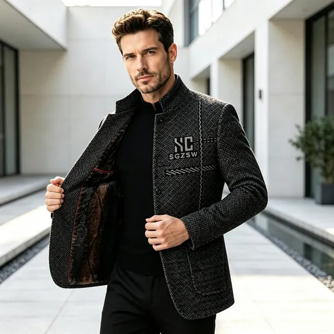 Palira - Textured Knit Jacket With Pockets