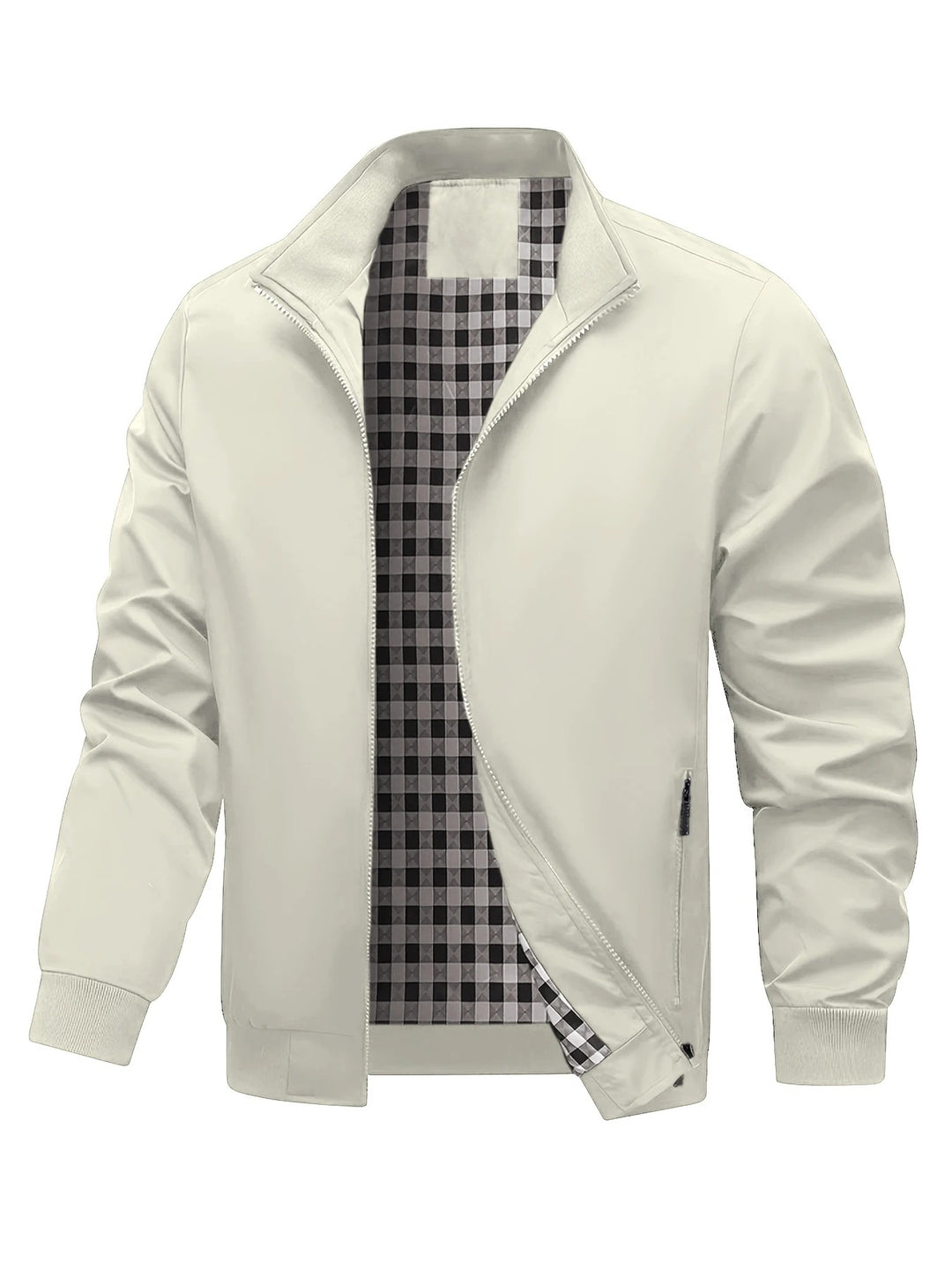 Charith - Casual Long Sleeve Jacket With Zipper