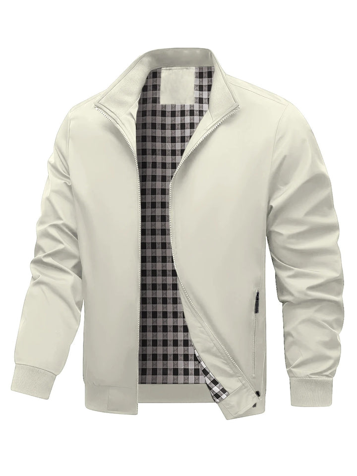 Charith - Casual Long Sleeve Jacket With Zipper