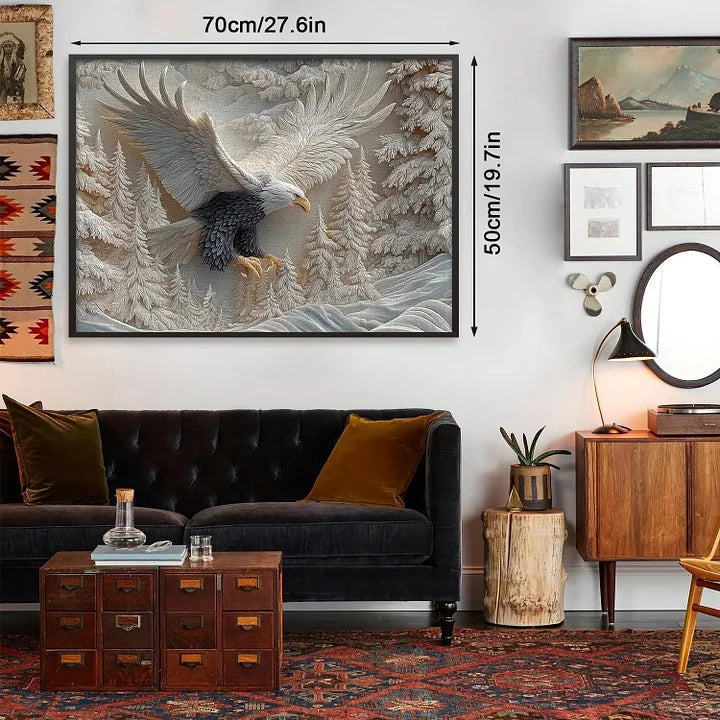 TalonCraft - Carved Eagle Puzzle Home Decor