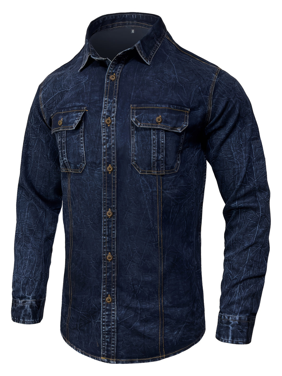 Dolvin - Casual Long Sleeve Shirt With Double Pocket
