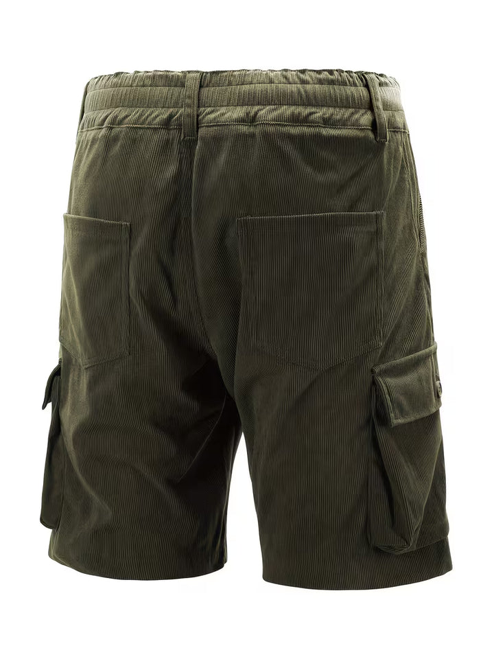 Jorit - Corduroy 3D Woven Cargo Shorts