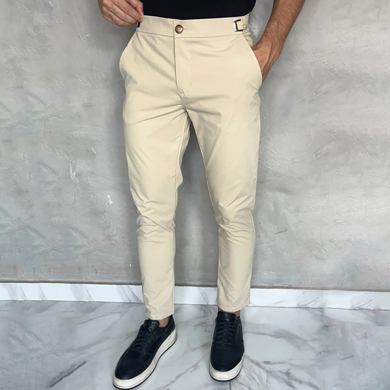 Matan - Classic Stretch Slim Fit Trousers