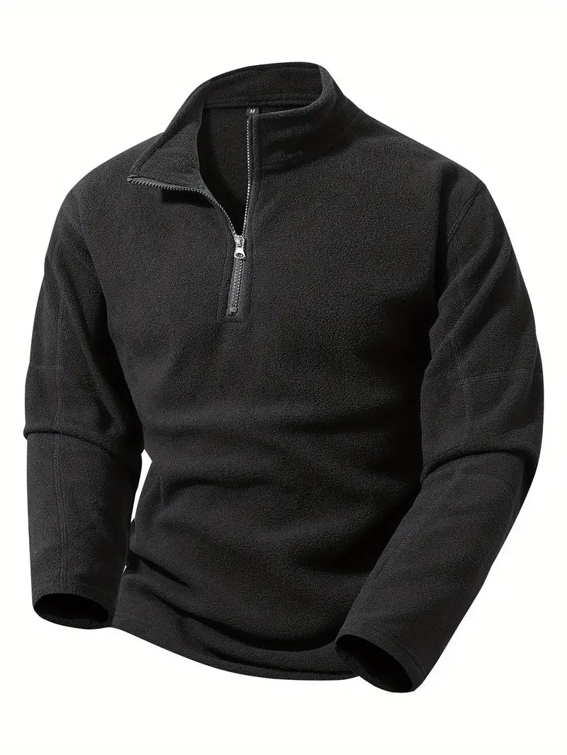 Maurits - Half-Zip Stand Collar Sweatshirt