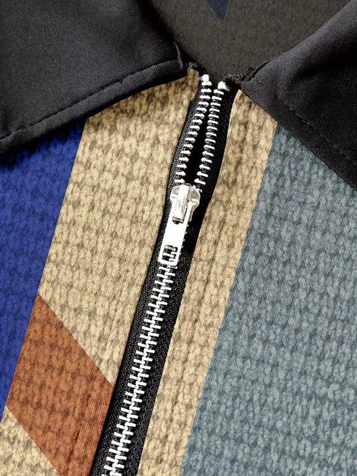 Thomson - Long Sleeve Shirt With Half Zipper