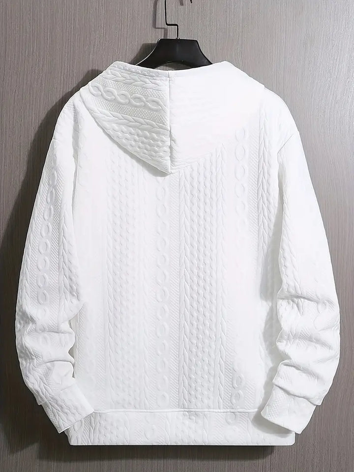 Pruitt - Long Sleeve Knitted Hoodie