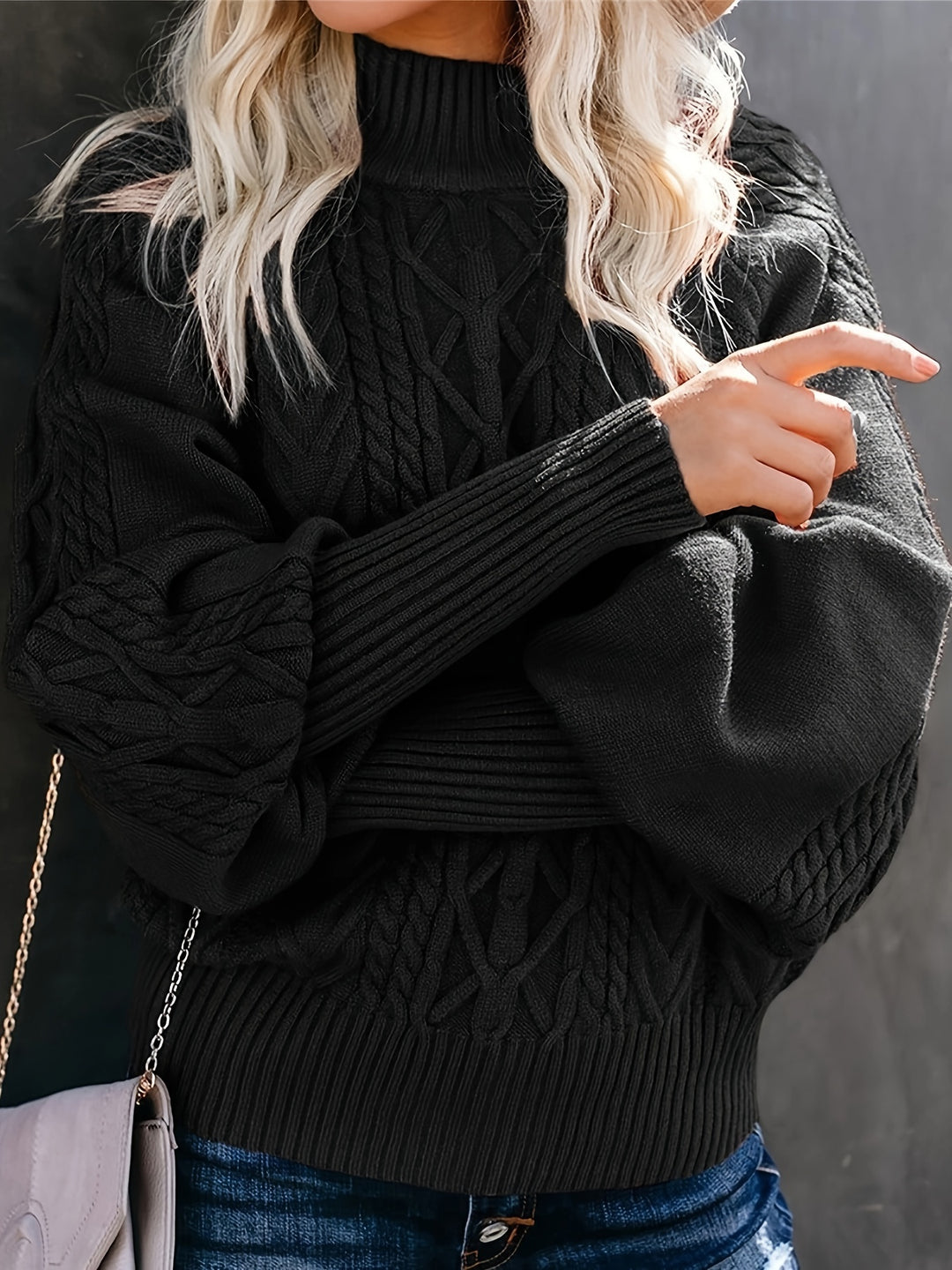 Tinsley - Casual Long Sleeve Knitted Sweater