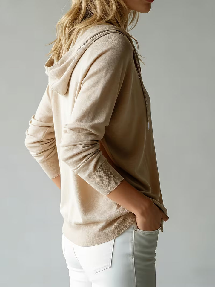 Avila - Long Sleeved Button Hooded Cardigan