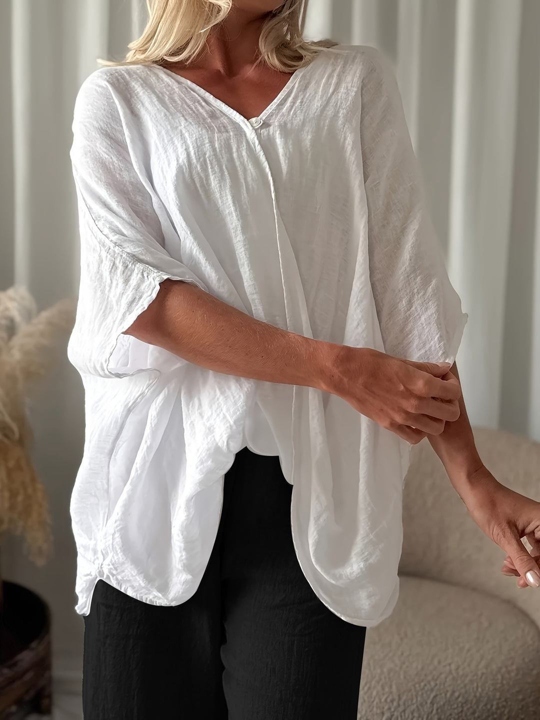 Winnie - Bohemian Blouse With Loose Sleeve