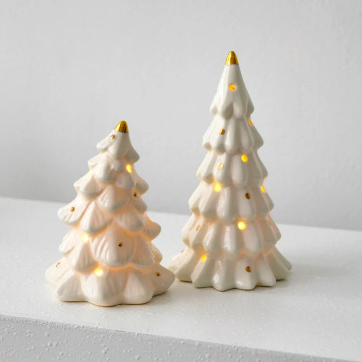SnowLume - Ceramic Christmas Village LED Décor Set
