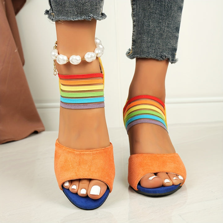Aretha - Elegant Trendy Chunky Heeled Shoes