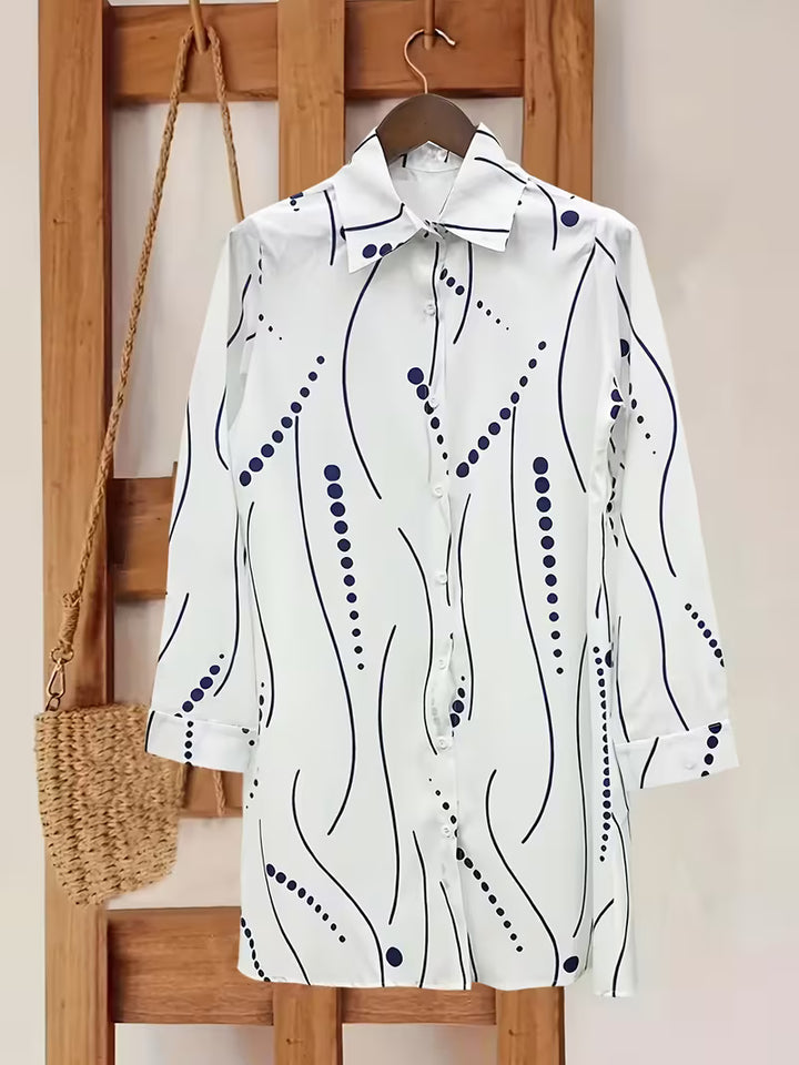Belma - Fashionable Button-Up Shirt Dress