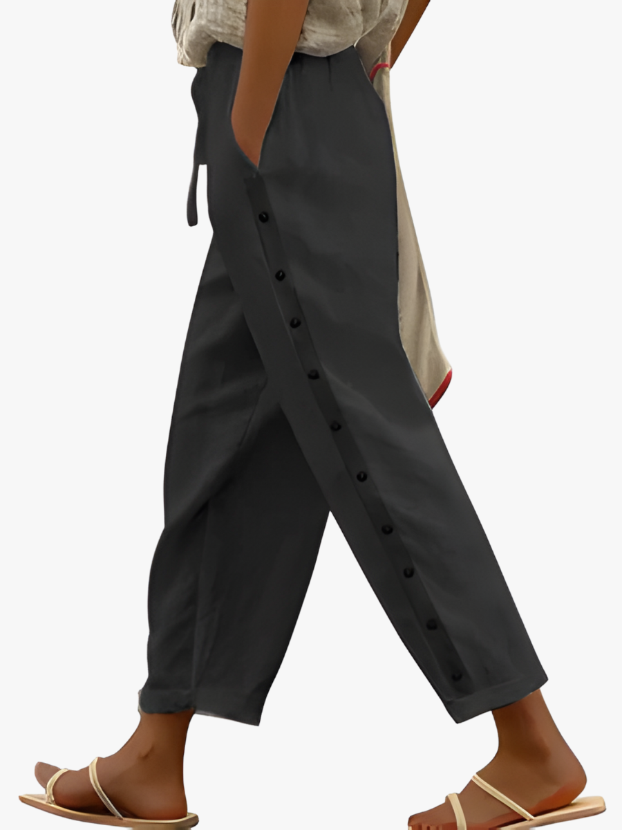 Mutandi - Casual Trouser With Stylish Button