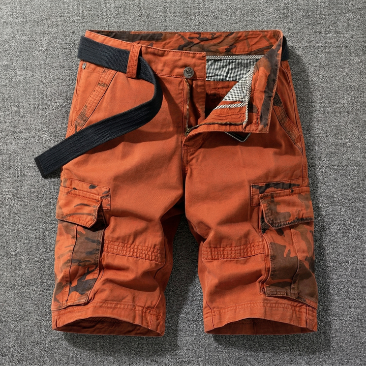 Hedan - Cargo Shorts With A Belt