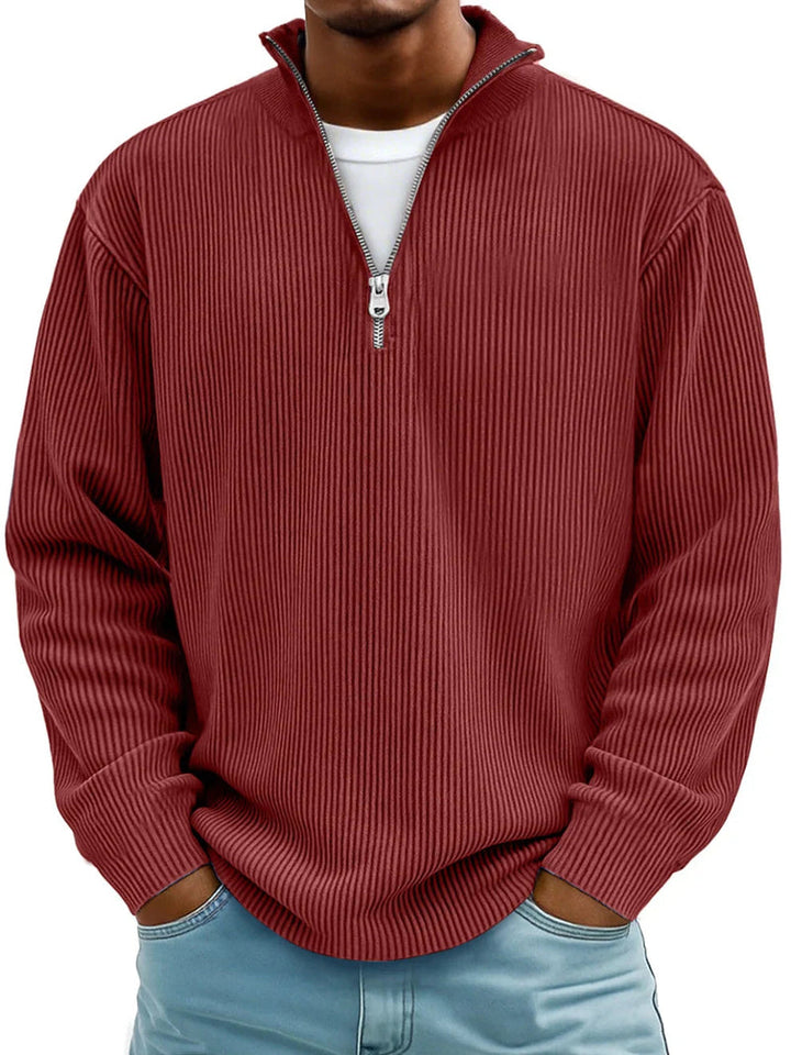 Randal - Long Sleeve Half Zip Sweater