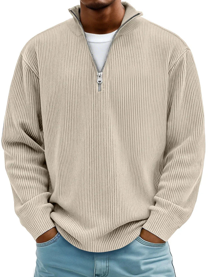 Randal - Long Sleeve Half Zip Sweater