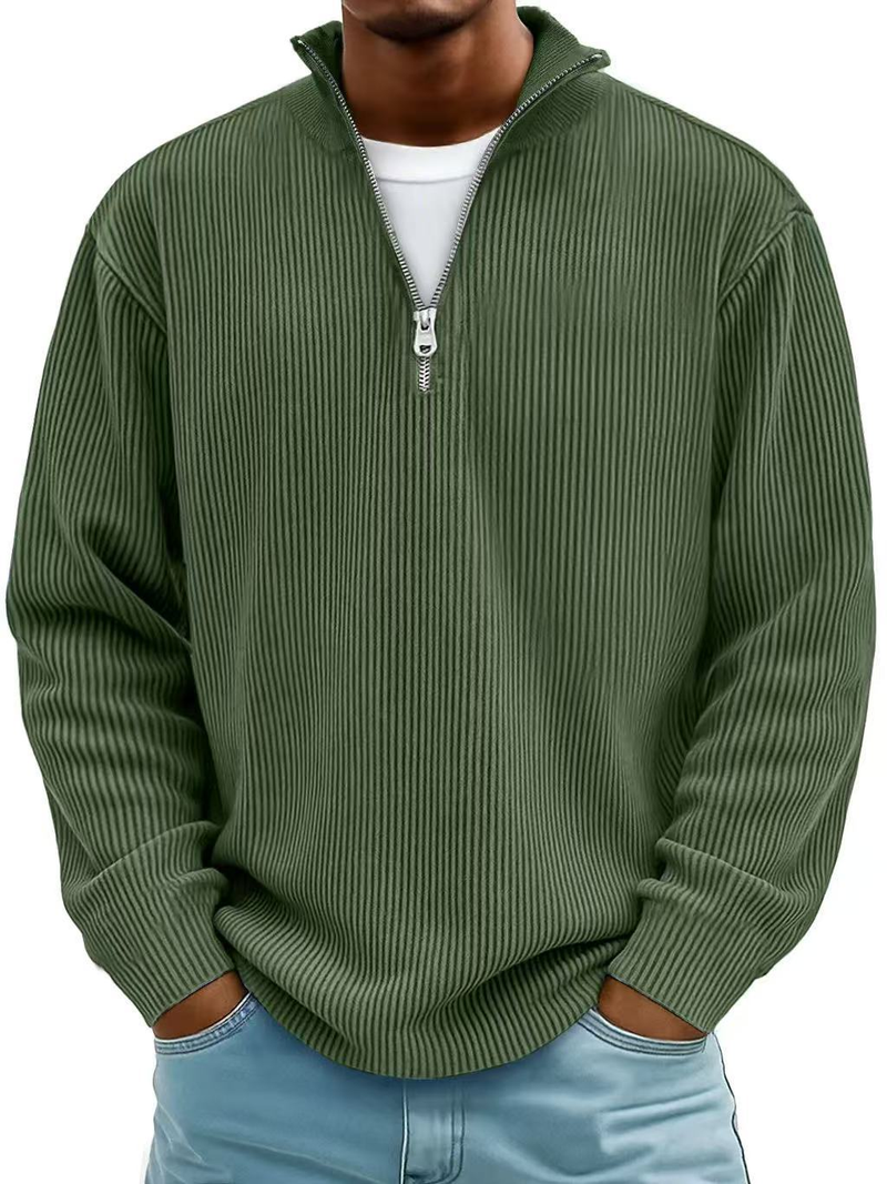 Randal - Long Sleeve Half Zip Sweater
