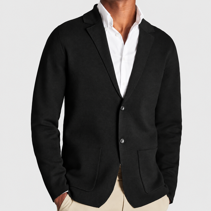 Viktis - Knitted Blazer With Patch Pockets