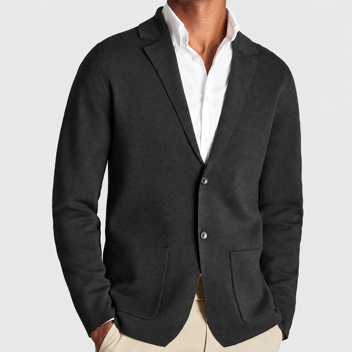 Viktis - Knitted Blazer With Patch Pockets
