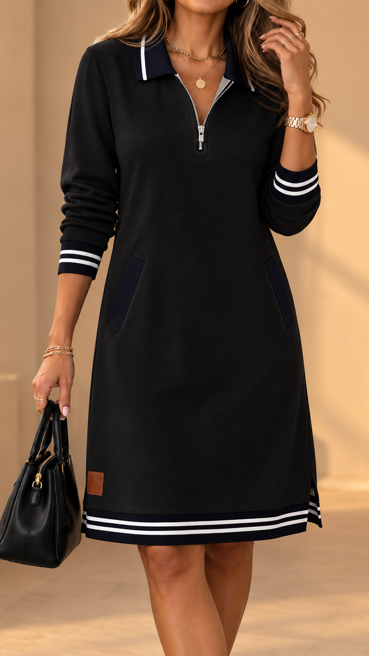 Gwenette - Elegant Polo Dress
